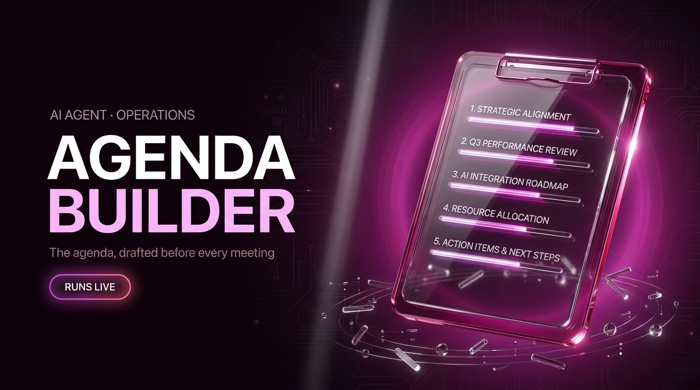 Agenda Builder — Fritz