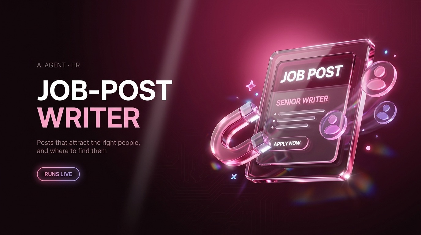 Job Post & Sourcing Writer — Jem