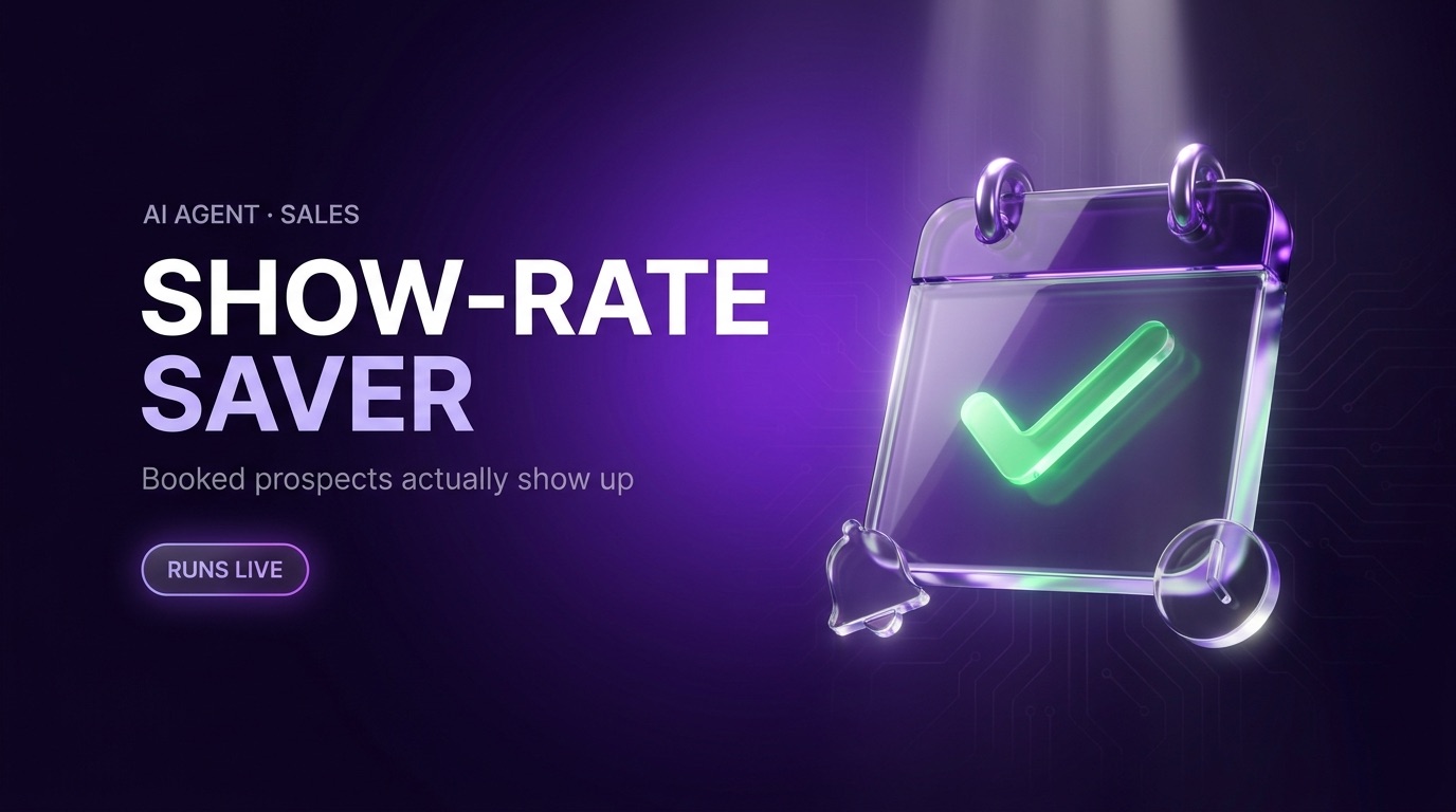 Show-rate Saver — Nia