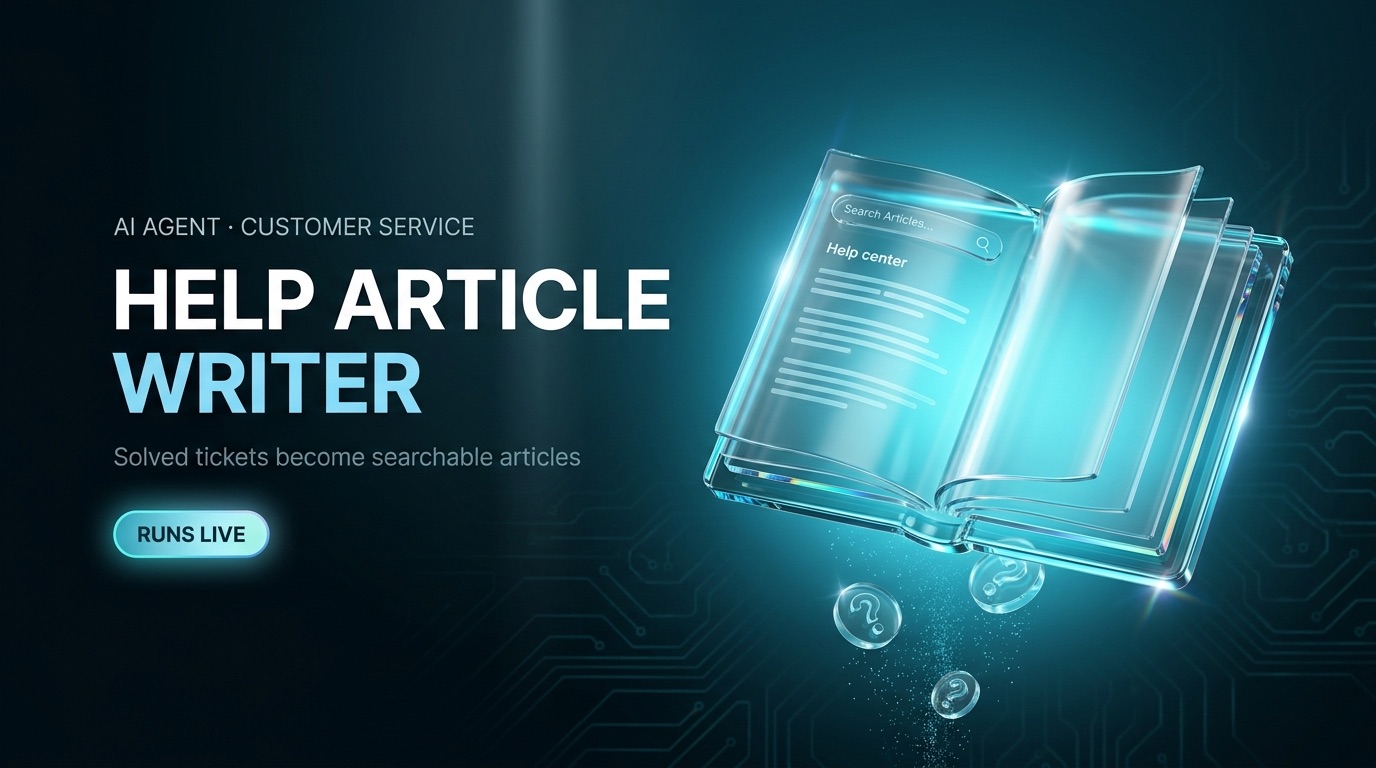 Help Article Writer — Omar