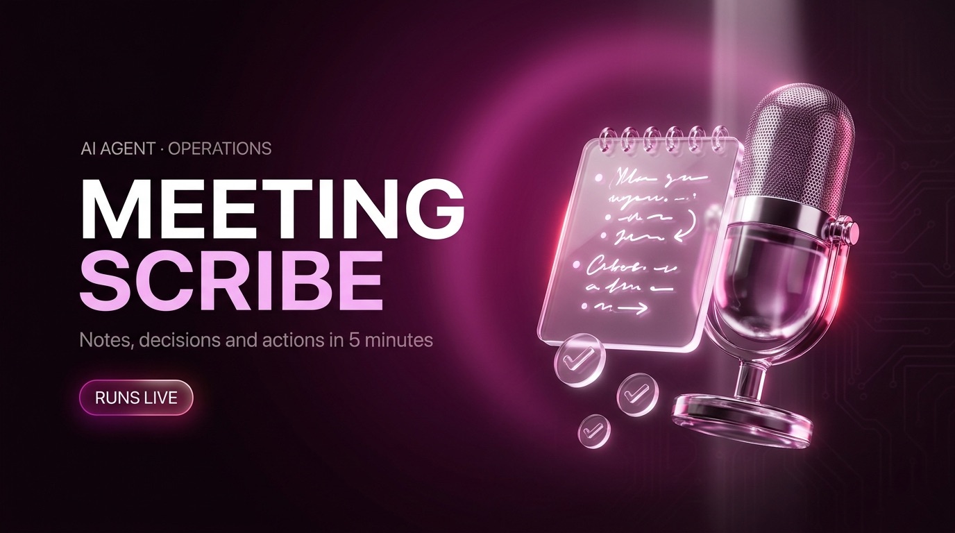 Meeting Scribe — Oskar