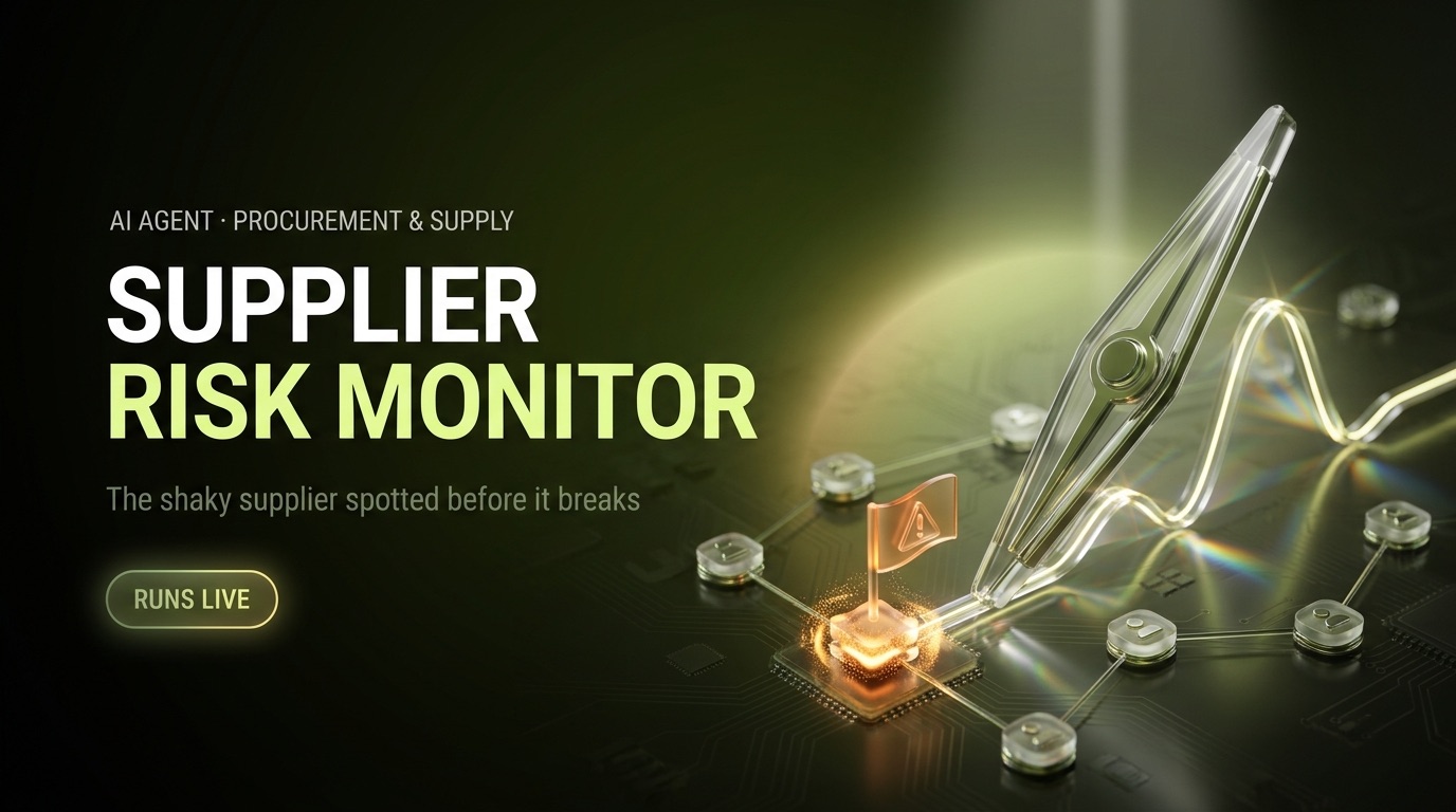 Supplier Risk Monitor — Saul