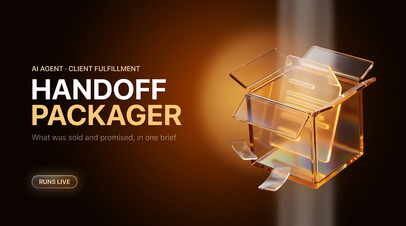 Handoff Packager — Silas